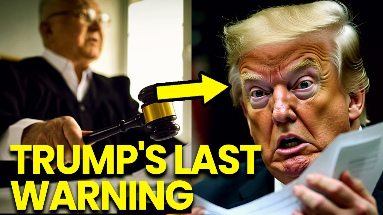 Trump ERUPTS as Judge DELIVERS LAST WARNING