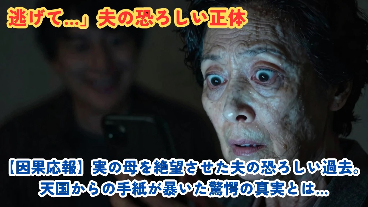 【因果応報】実の母を絶望させた夫の恐ろしい過去。天国からの手紙が暴いた驚愕の真実とは…
