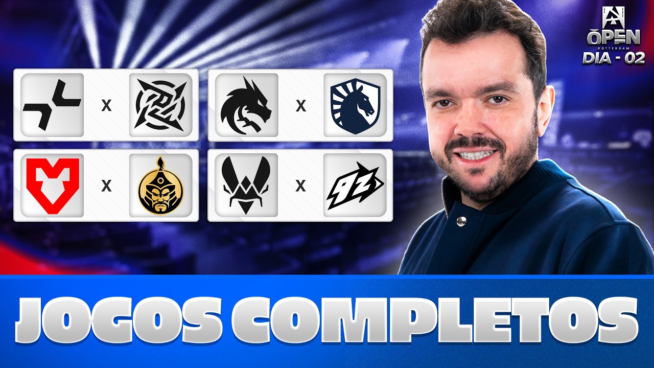 Spirit x Liquid | BLAST Open Rotterdam 2026 | Dia 2 - !socio - Siga @Gaules! @agonbyaocbr
