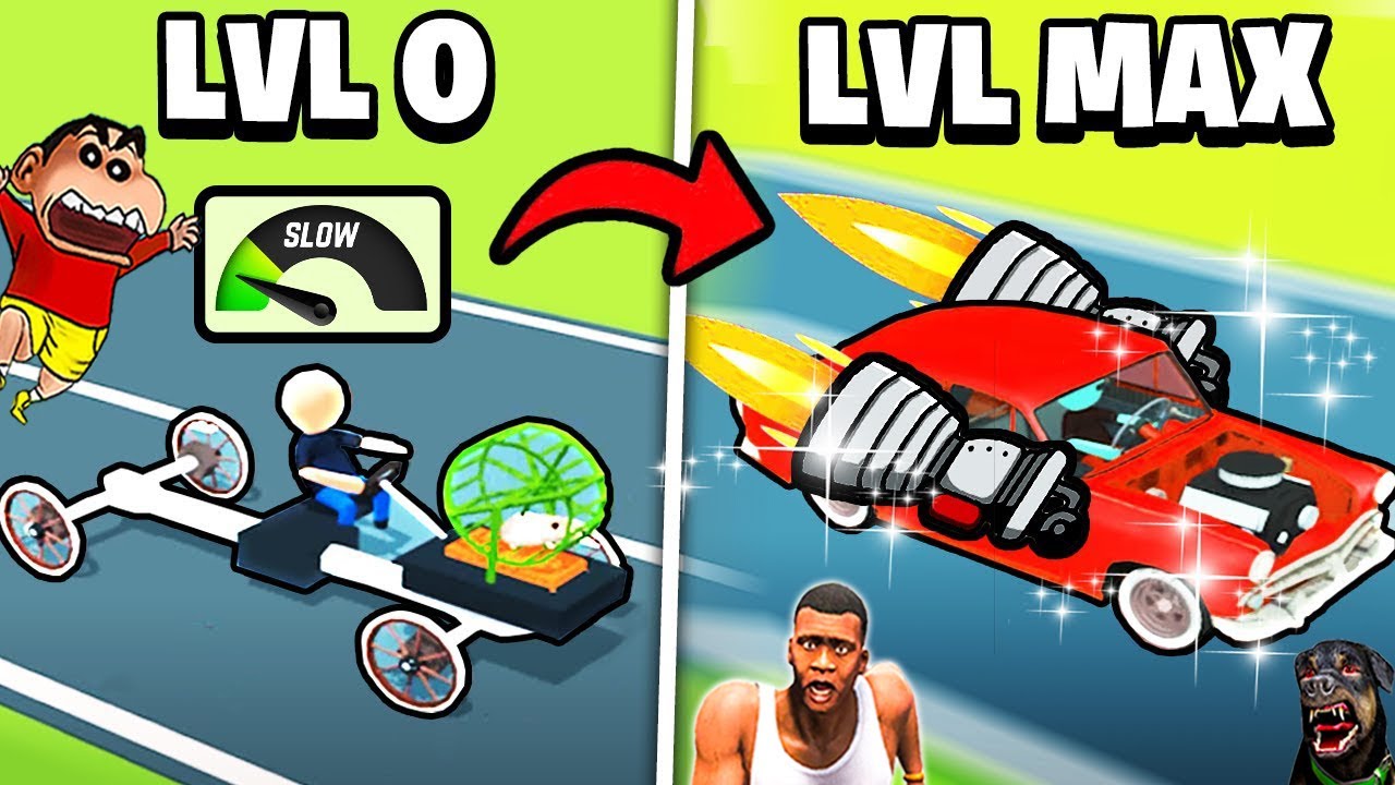 SHINCHAN UPGRADED Noob CAR to SPORTS CAR in IDLE RACE with SHINCHAN & CHOP | DREAM SQUAD