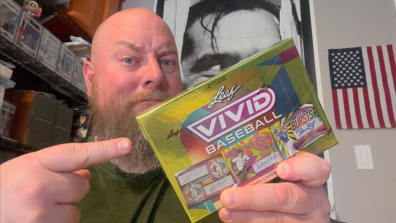 Cracking a $129 BOX of Leaf Vivid Baseball Cards | 1/1 FOUND!