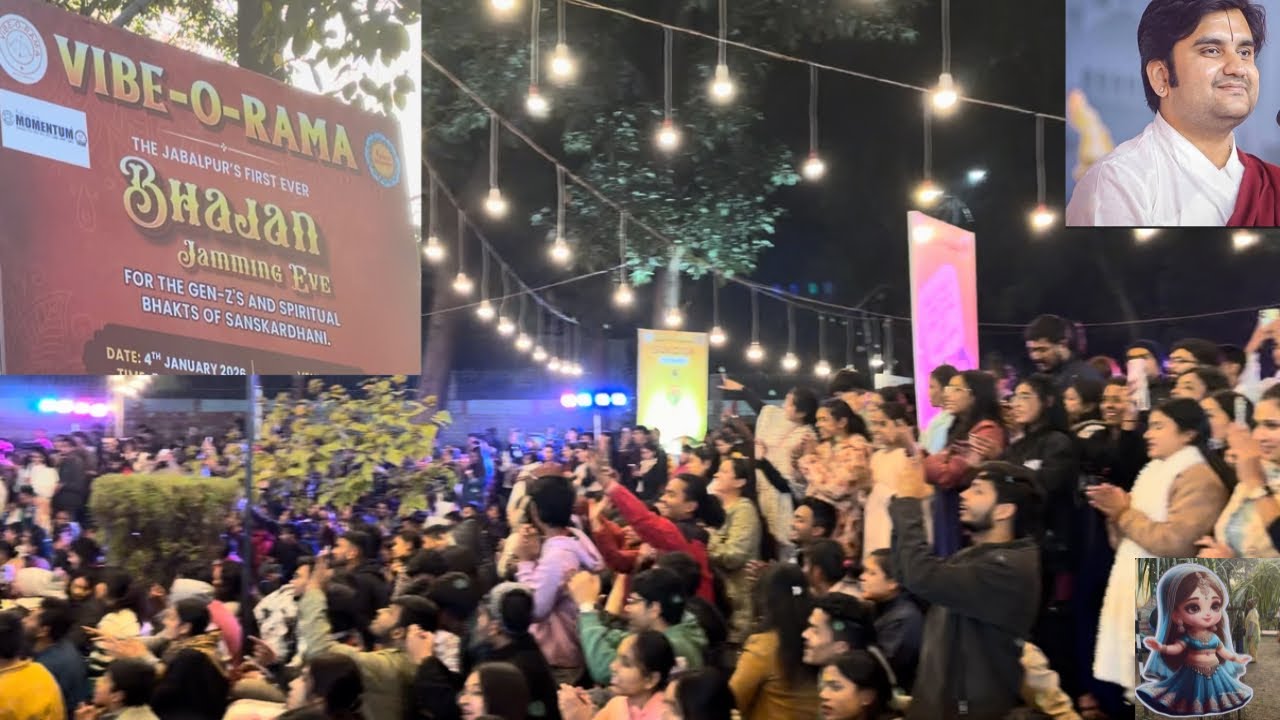 Jabalpur MP Ka Sabse Bada Youth Bhajan Program 😍 | Vibe O Rama Bhajan Jamming Eve @palashyadav1997 