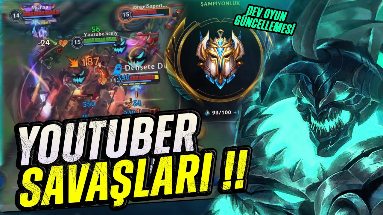 YOUTUBERLER KOZLARINI PAYLAŞIYOR !! (OYUN TAMAMEN DEĞİŞTİ) - Wild Rift