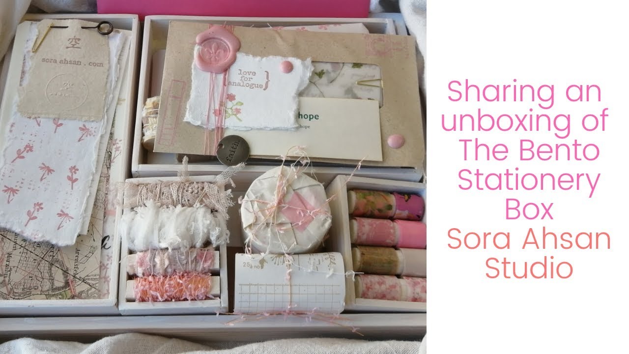 Sharing the beautiful Bento Stationery Box by Sora Ahsan Studio
