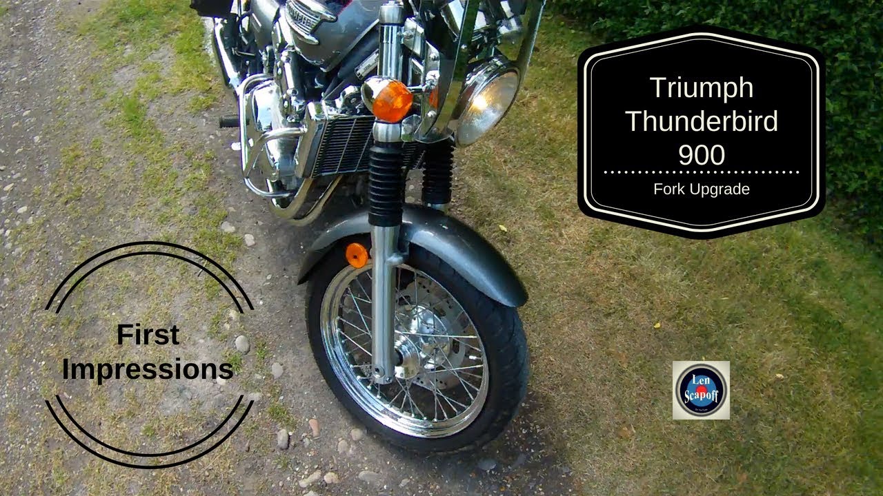 Triumph Thunderbird 900 Fork Upgrade - First Impressions