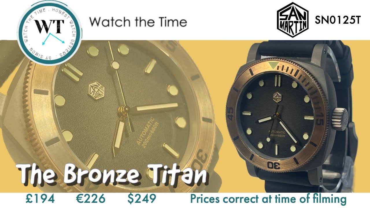 San Martin (SN0125T) | Introducing The BRONZE TITAN!! | A NEW Store + DISCOUNT Code!! | AliExpress