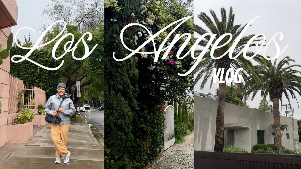 TRAVEL VLOG TO LOS ANGELOS 🌴| Rainy Staycation, Camp Flog Gnaw Canceled