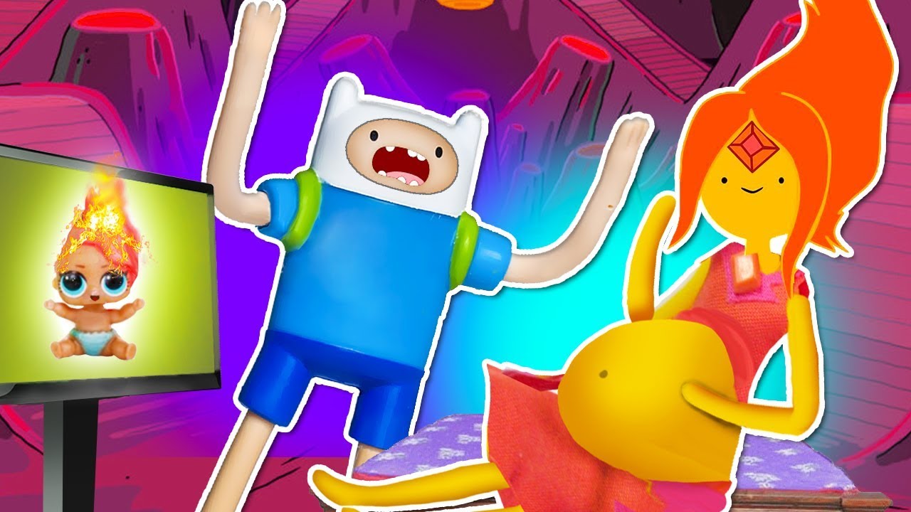 🔥 FINN y la PRINCESA FLAMA tienen un BEBÉ!! 🍼👶🏻 Hora de Aventura - Juguetes Fantásticos