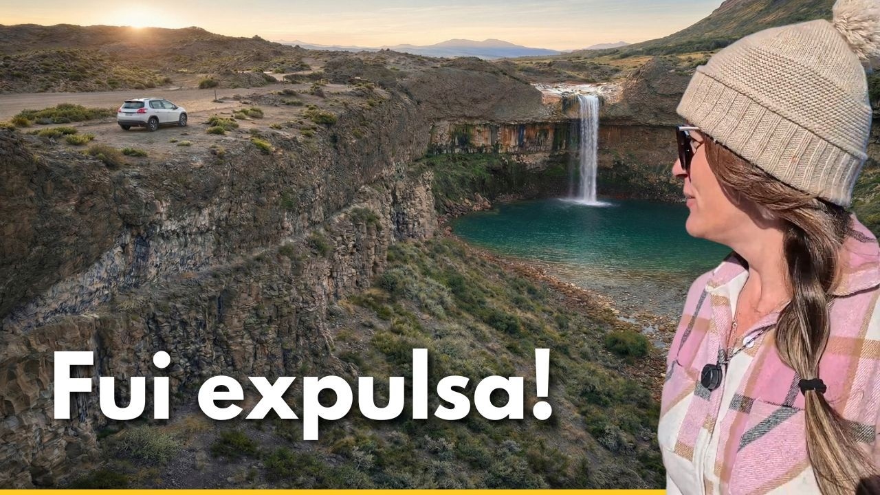 CAMPING SELVAGEM NA CACHOEIRA SALTO DEL AGRIO - Caviahue. Ep.50🇦🇷