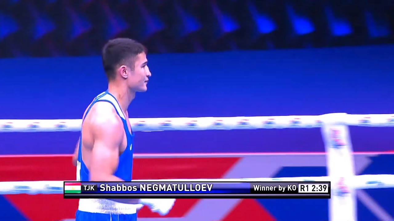 Day 6 (80kg) KAMARA Samuel (SLE) vs  NEGMATULLOEV Shabbos (TJK) | AIBA WCHs 2021