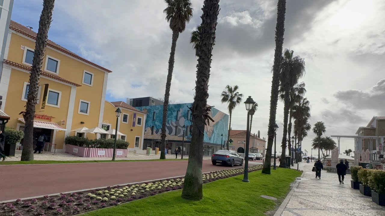 Portugal 233 Cascais - Town Centre Walking｜Av.25 de April｜R.Carlos Ribeiro｜Jardim do Visconde｜R.Vis…