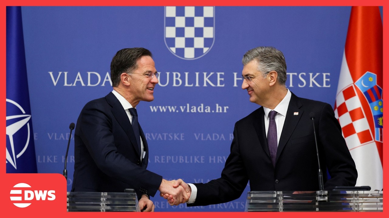 BREAKING: NATO Chief Mark Rutte & Croatia PM Plenković Hold Joint Press Conference | Zagreb | AC15