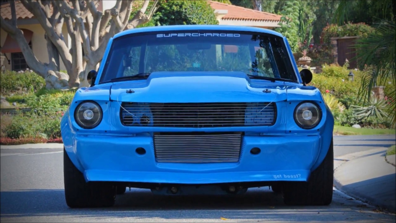 1966 MUSTANG 5 0 EFI SUPERCHARGED MAIER RACING WIDEBODY BADASS
