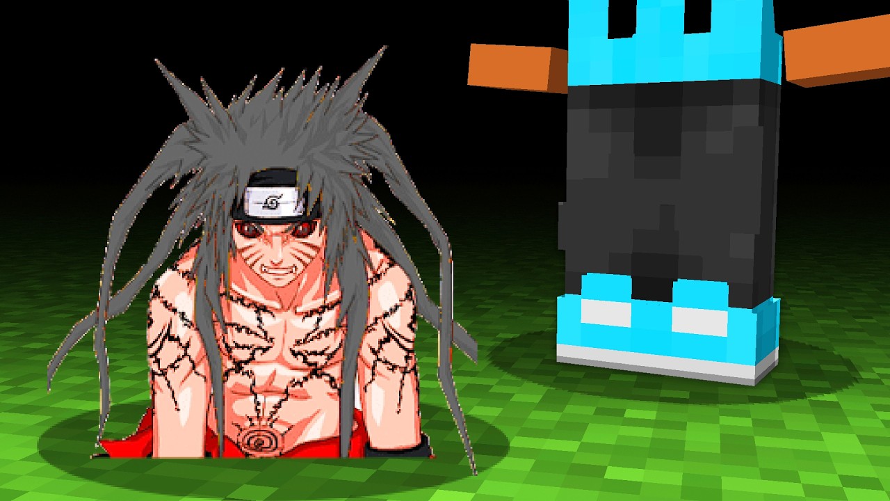 EU NÃO PARO Até CRIAR a KURAMA DAS TREVAS no Minecraft