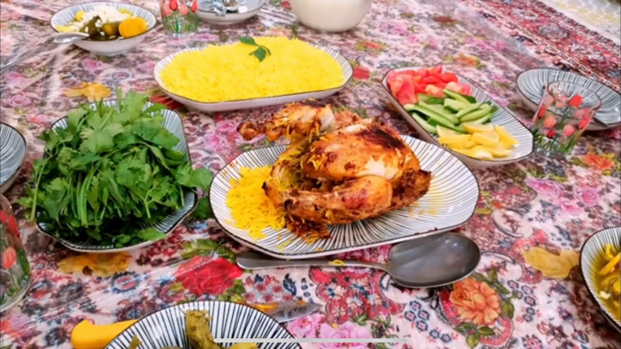ئامادەکردنی مریشکی ناو تەندور