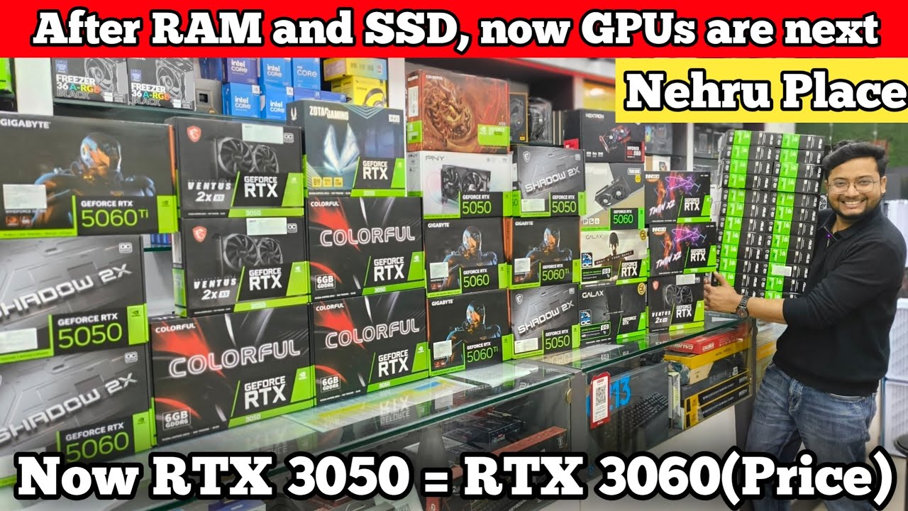 Graphics Card Latest Prices in Nehru Place | RAM,SSD & Graphics Card Price Hike in Market 