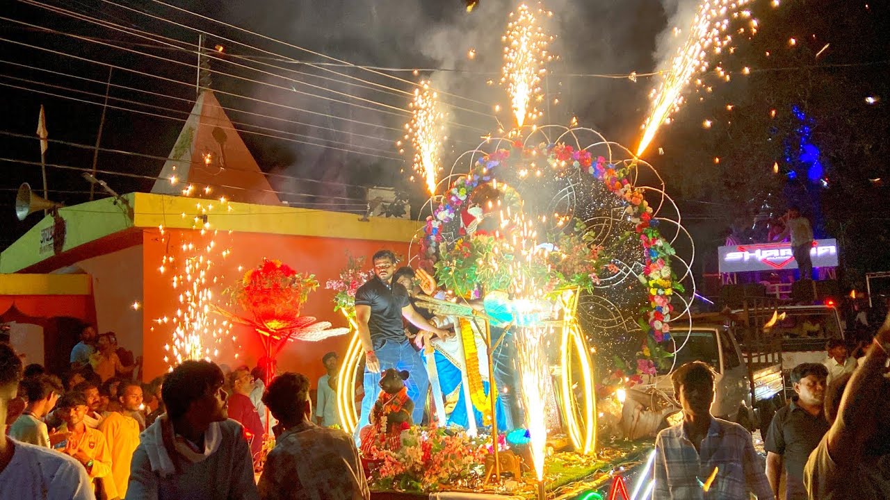 KHAIRAGARH BIGGEST GANESH JHANKI 2025😍😲 कई बड़े बड़े Dj Setup 🥵 ka jhanki me जलवा 🔥 Start se Ending 