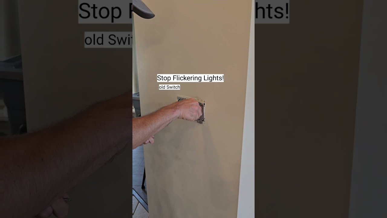 Stop flickering lights