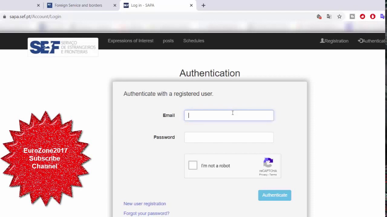 How to download SEF certificate Portugal 12/04/2020