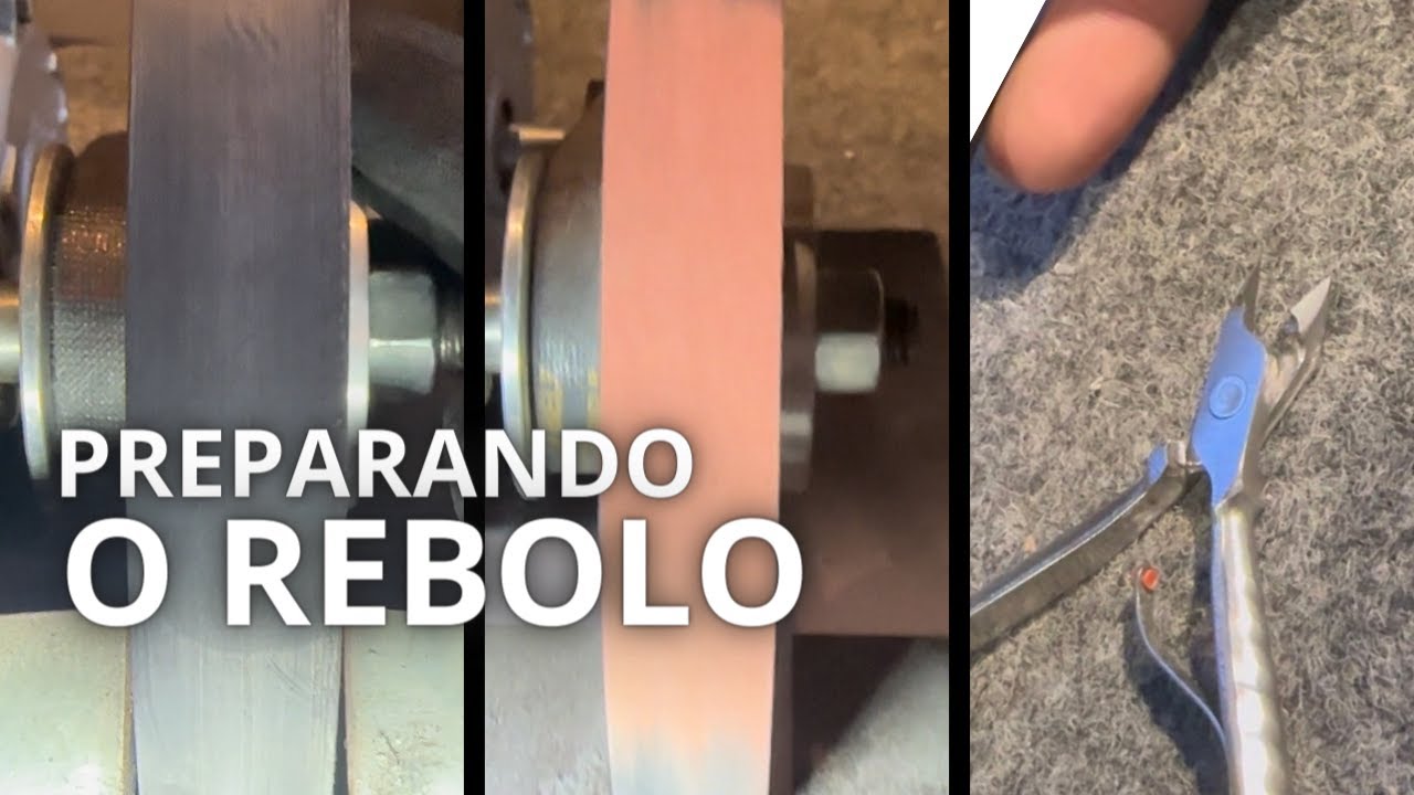 Como preparar o rebolo para afiar alicates de cutícula