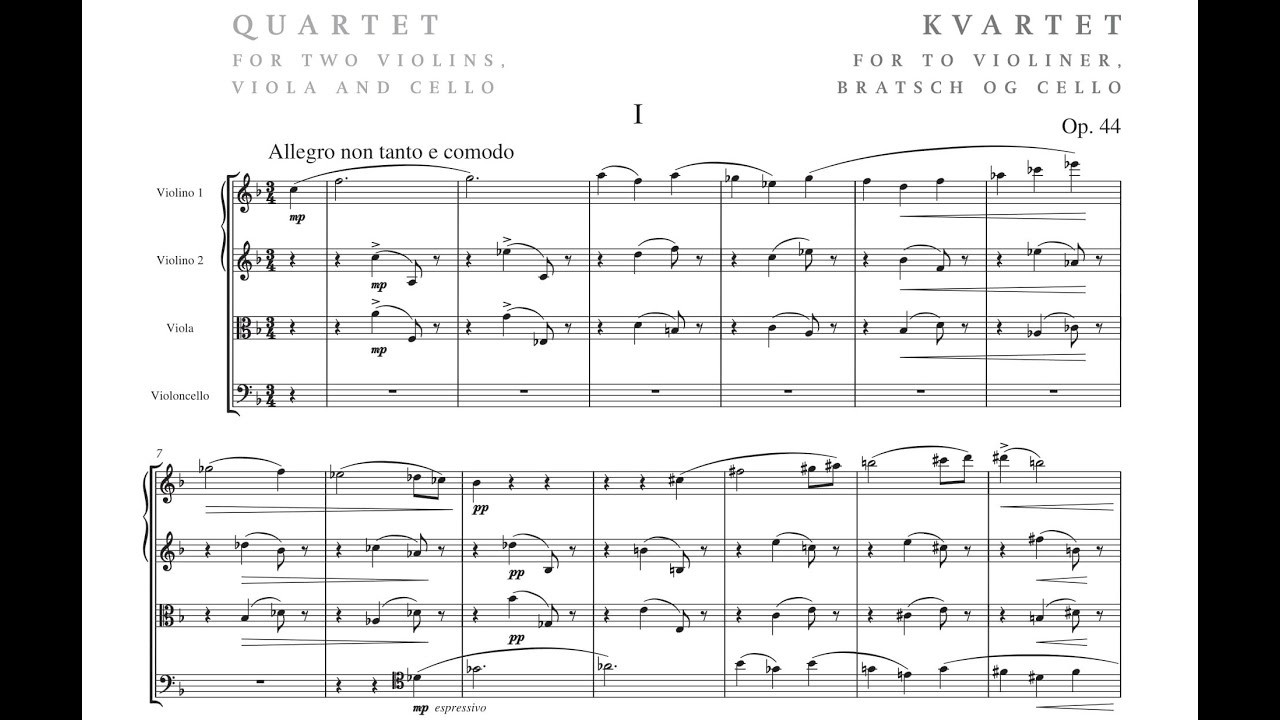 Carl Nielsen - String Quartet No. 4 in F Major, Op. 44