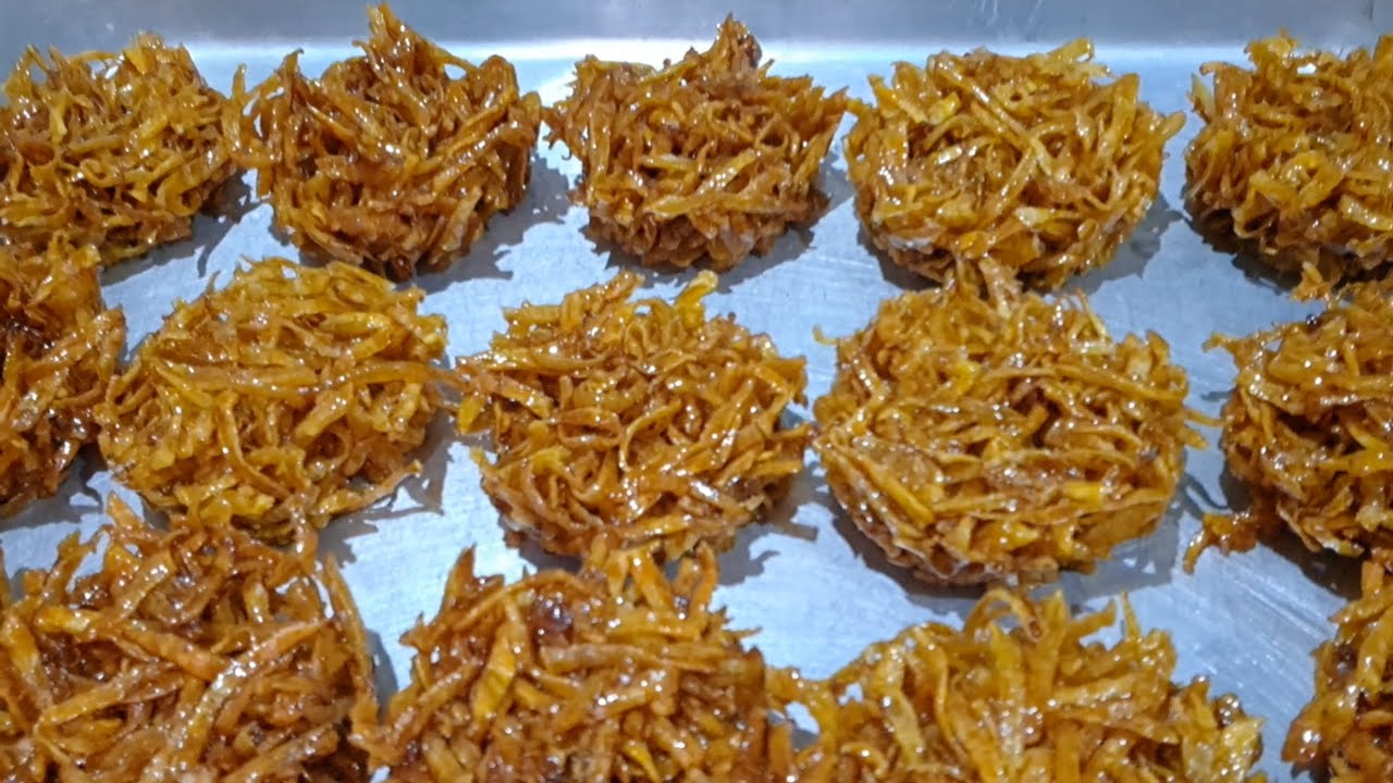 Jajanan jadul kremes ubi jalar manis kriuk kriuk enak banget 