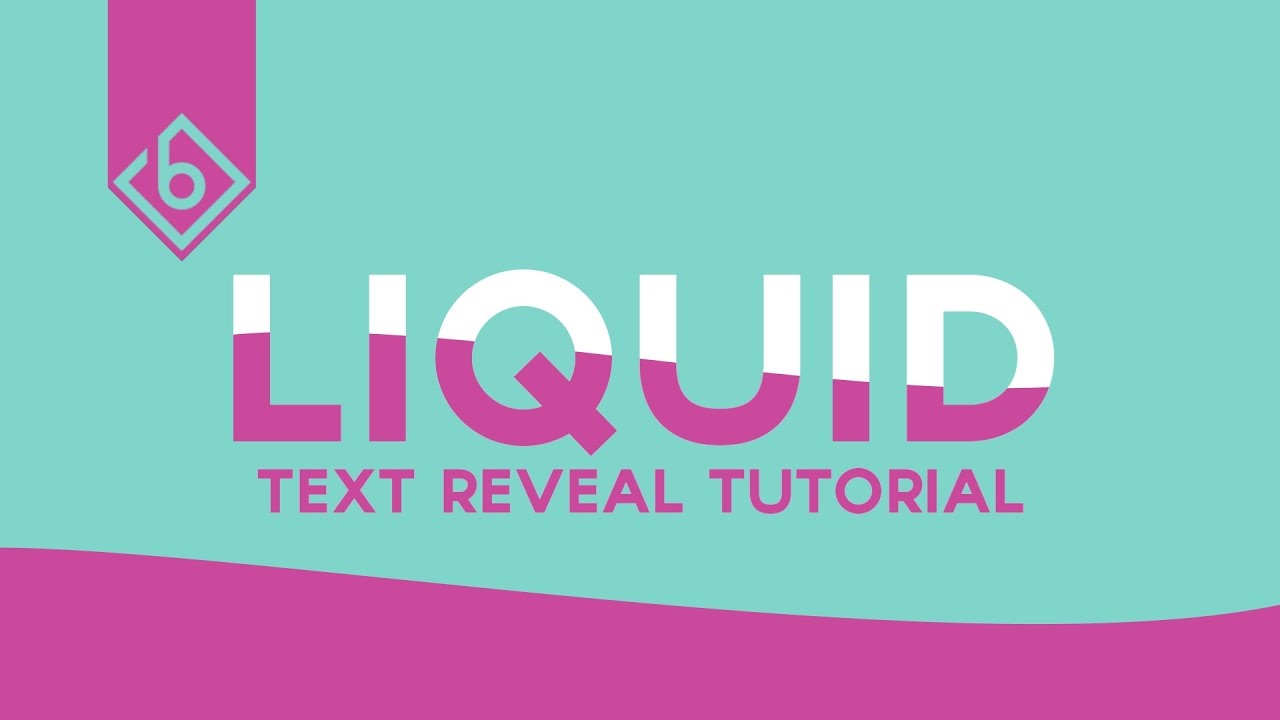How To Create Liquid Text Reveal - Sony Vegas Tutorial