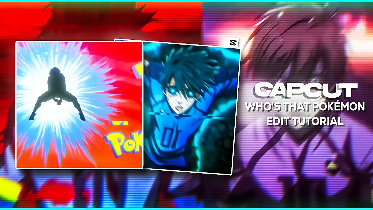 Who's That Pokémon Trend Edit Tutorial | CapCut Tutorial l
