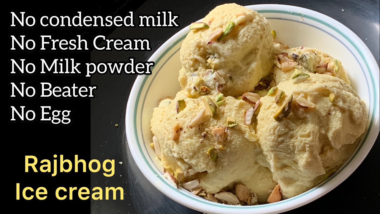 Rajbhog Ice Cream Recipe | Dry fruit ice cream  | Homemade Ice Cream without Cream,condensed milk