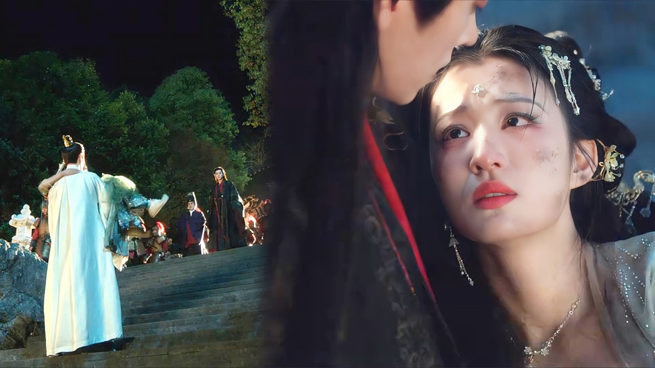 灰姑娘遭反派王爺脅迫，關鍵時刻皇帝帶兵出現，灰姑娘直接撲進皇帝懷中痛哭，皇帝心疼不已緊緊抱著她安慰！#成何体统 #丞磊 #王楚然 #古装 #穿越 #爱情