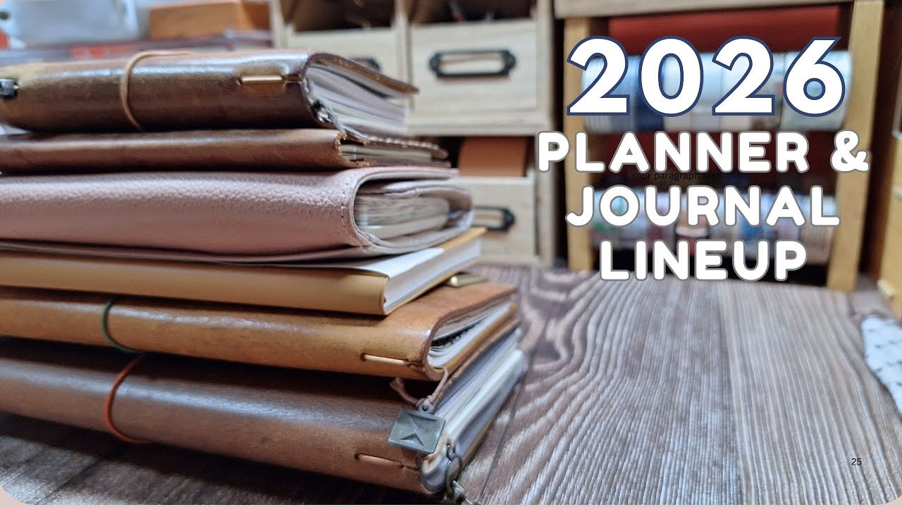 📒 Тур по ежедневникам и планировщикам на 2026 год ✨ Как я сохраняю креативность и организованност...
