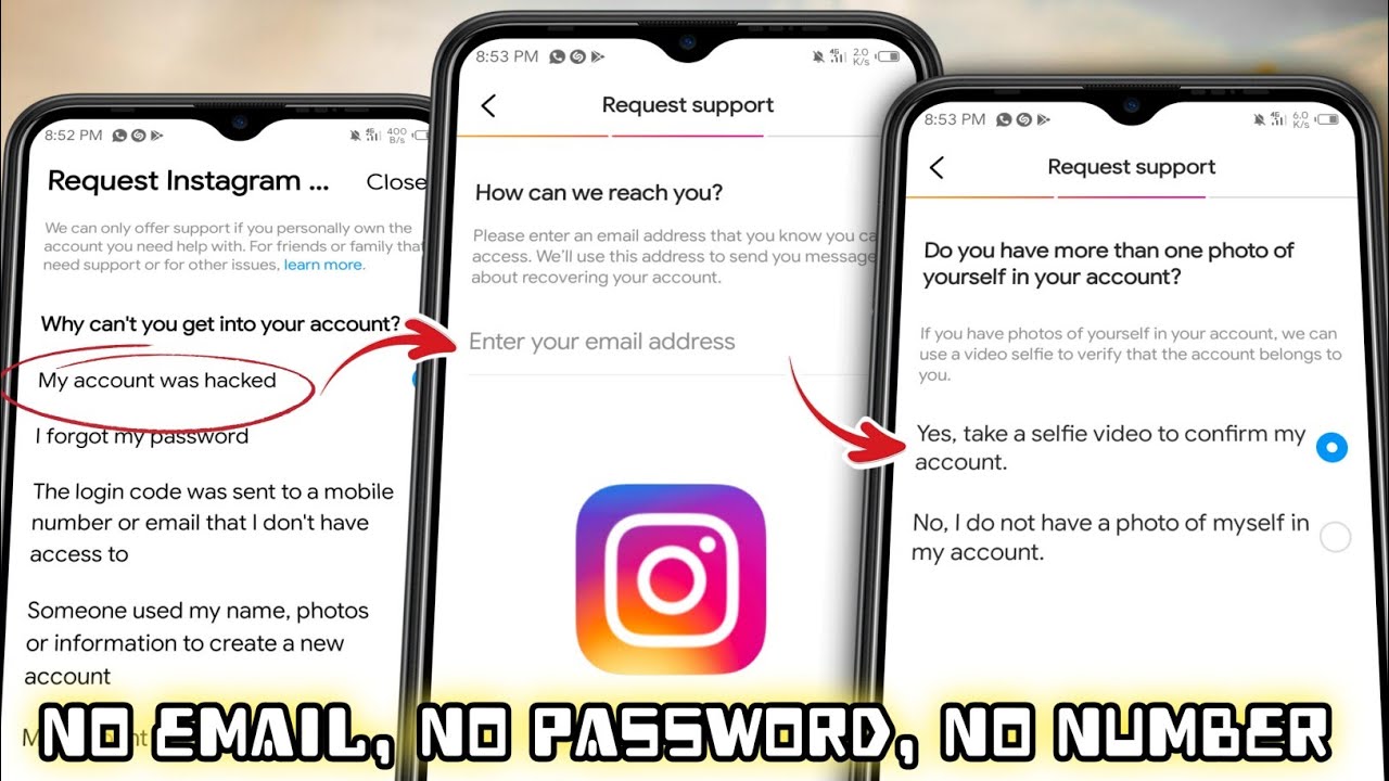 Как восстановить взломанный аккаунт Instagram без электронной почты, номера телефона и пароля (2024)