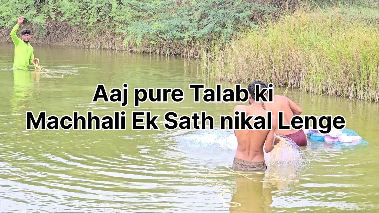 Aaj pure Talab ki Machhali nikal Lenge🐬🐟🐠 