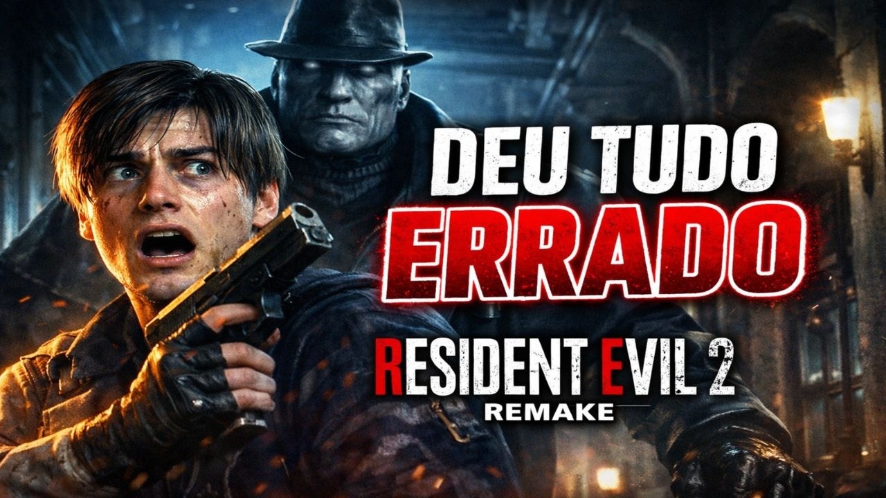 RACOON CITY É UM PESADELO - Resident Evil 2 Remake Dublado
