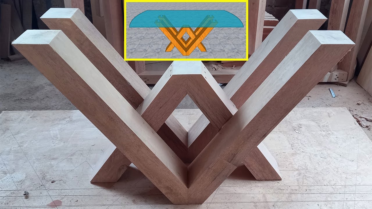 Como HACER UNA MESA de madera y vidrio