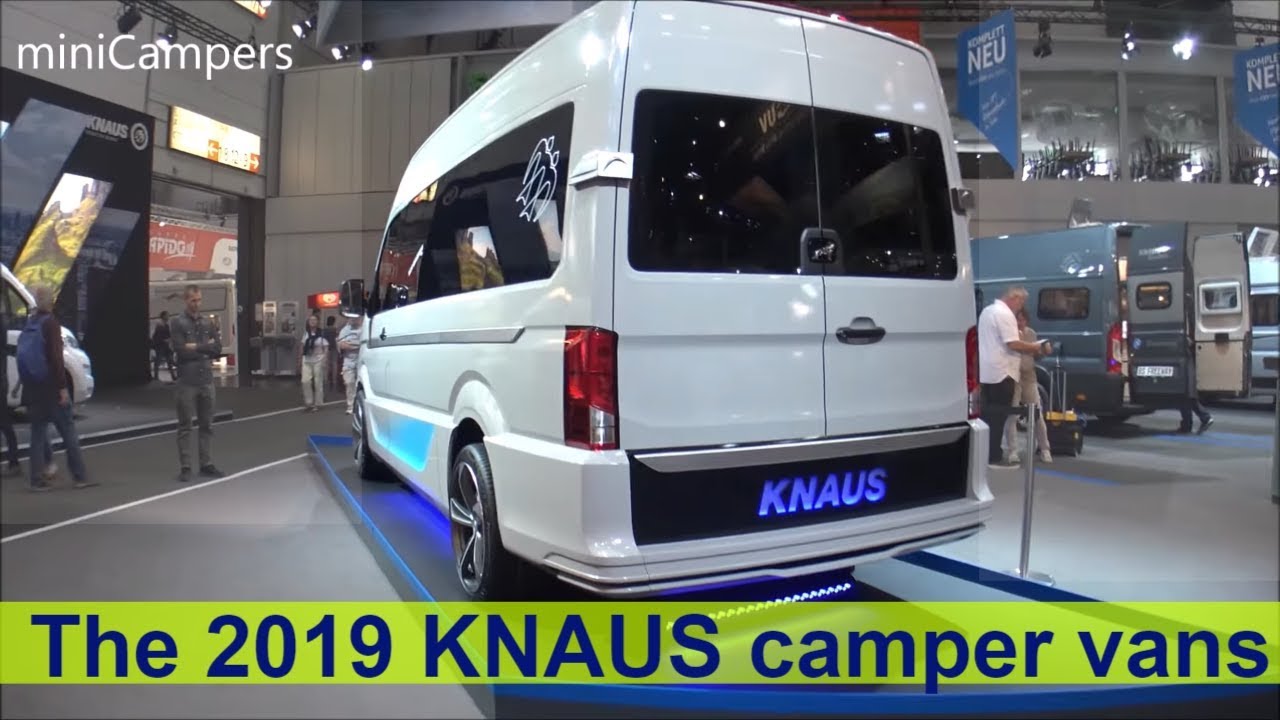 The 2019 KNAUS camper vans