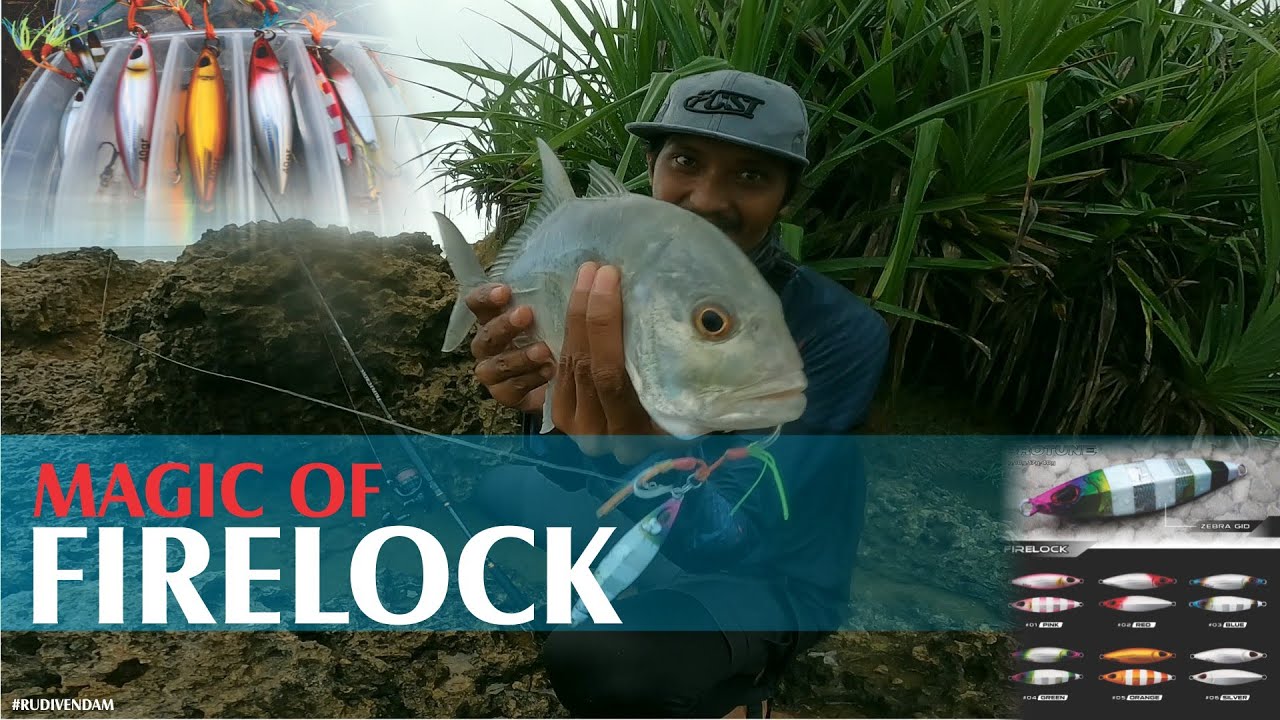MICRO JIG FIRELOCK DISERGAP IKAN GT || TRIPLECROSS SHORE JIGGING ROD