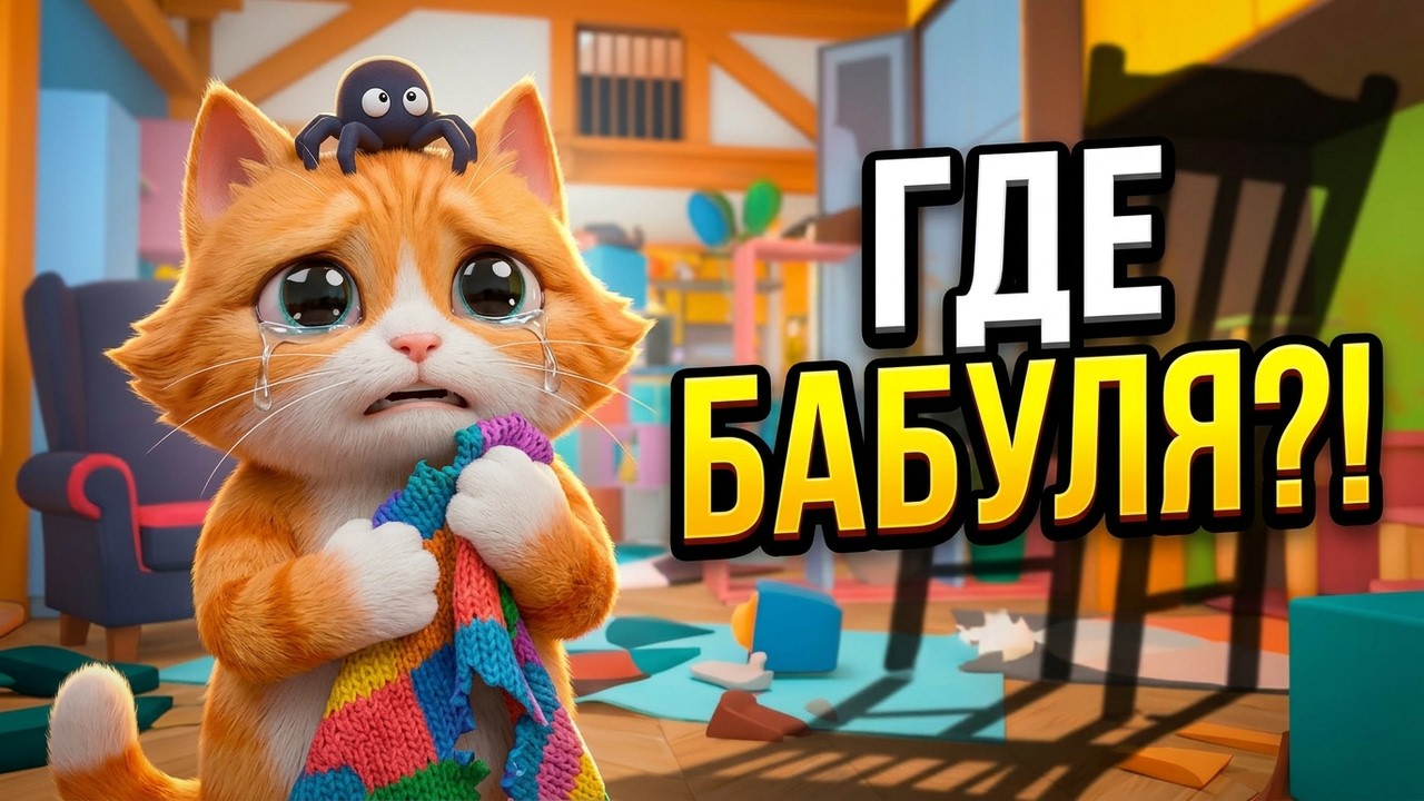БАБУЛЬКА ПРОПАЛА, ЧТО ЖЕ СДЕЛАЕТ КОТ? - I AM CAT