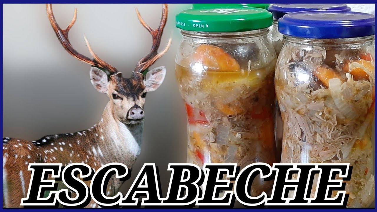 Escabeche de ciervo Axis. Envasado al vació.
