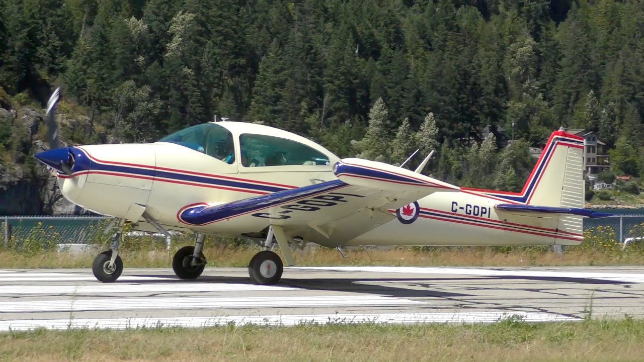 North American L-17A Navion Takeoff