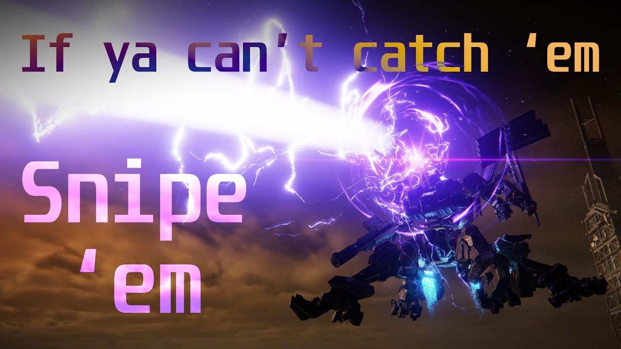 Sniping Rifle Kites With Manual Aim! AC6 Ranked PVP with Commentary | Heavy Tetrapod Gameplay