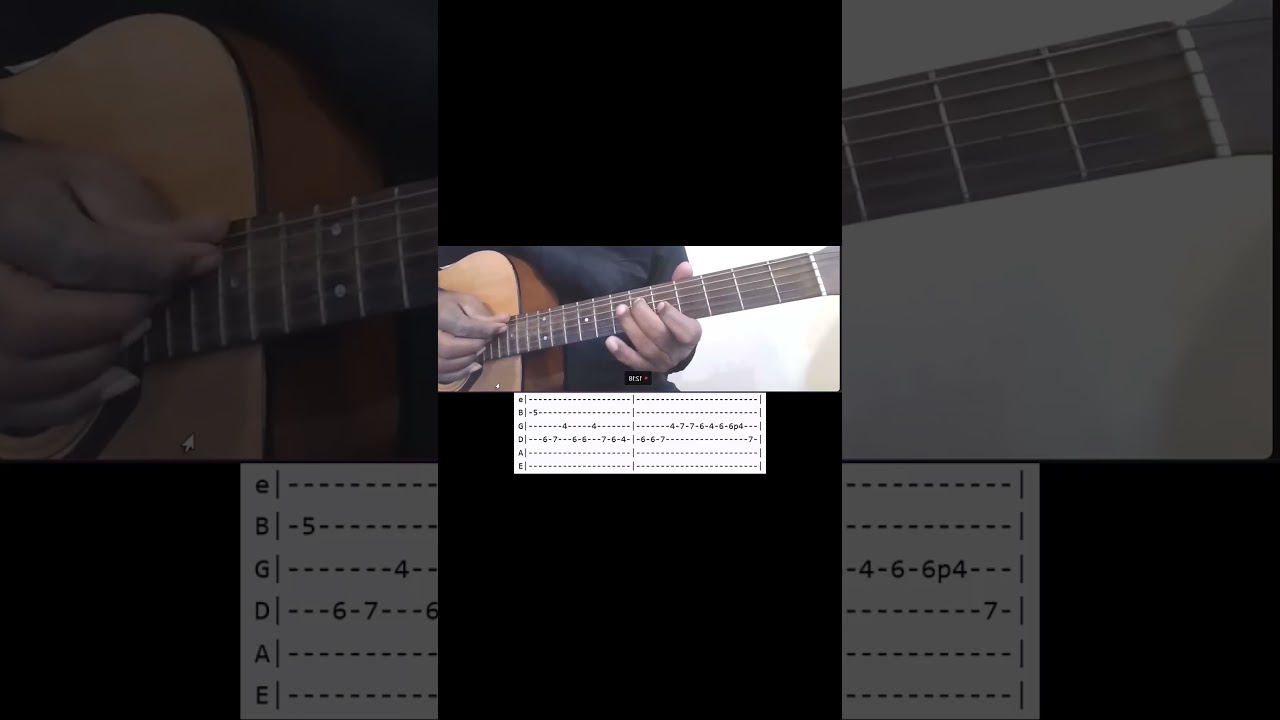 Kaho Na Pyar Hai Part1 | Guitar Tabs Lesson | Hrithik Roshan | Shorts