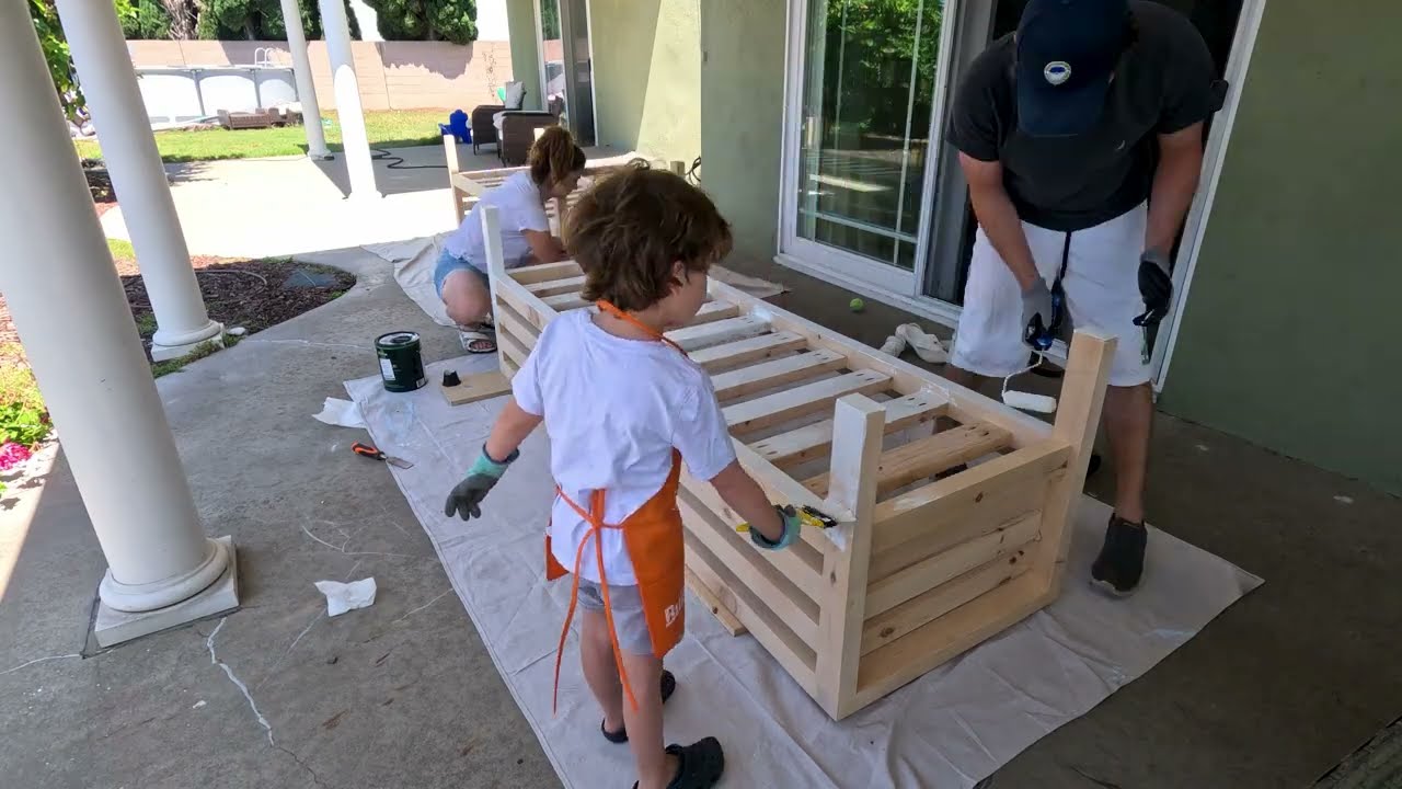 $1600 PATIO COUCH vs $600 DIY Build (Modern Outdoor Sofa)