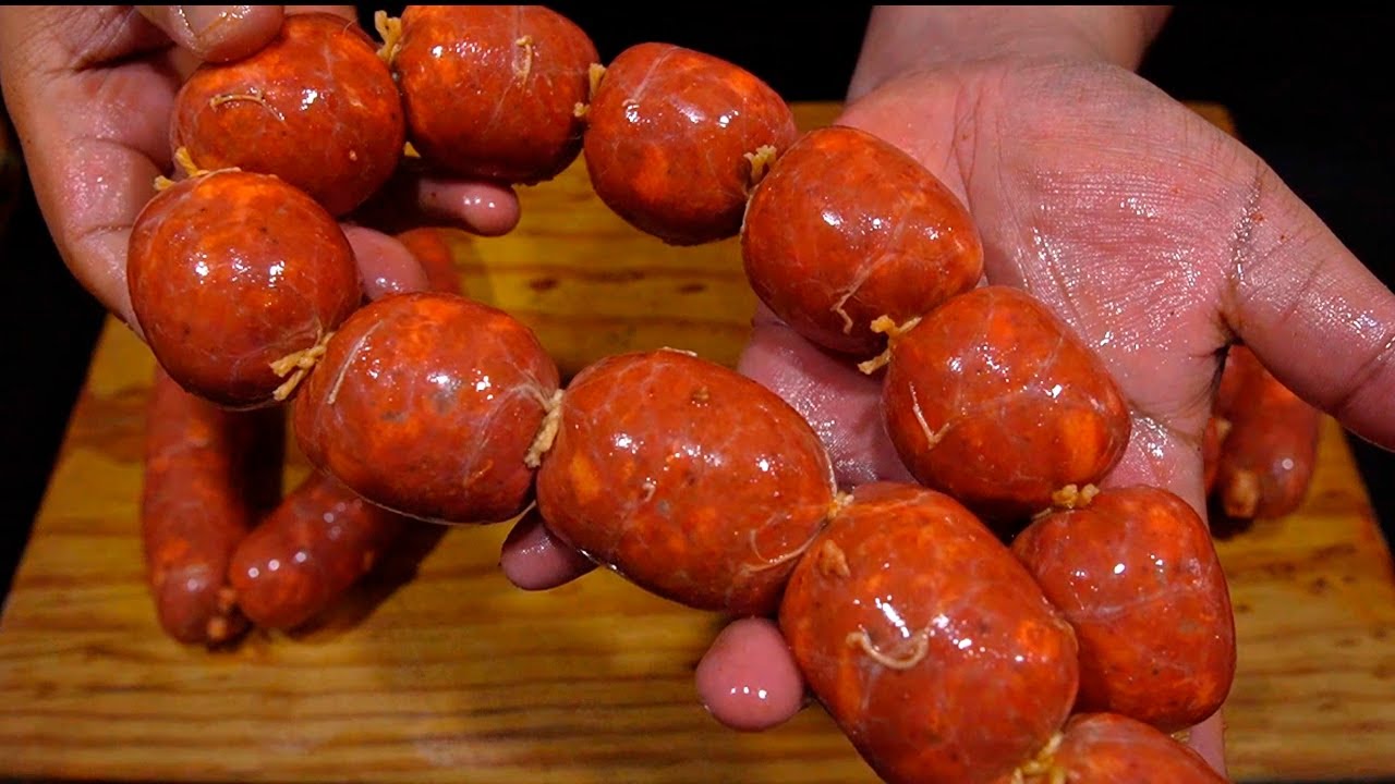 Como hacer CHORIZO en casa FACIL | El Mister Cocina