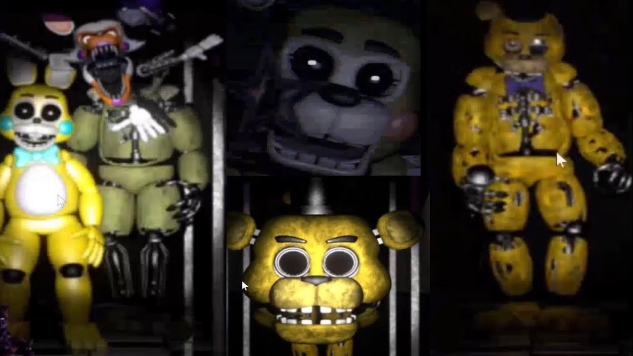 Five Nights at Fredbear's Family Diner 2 Remake | Night 5 & Nightmare Complete | Extras Menu