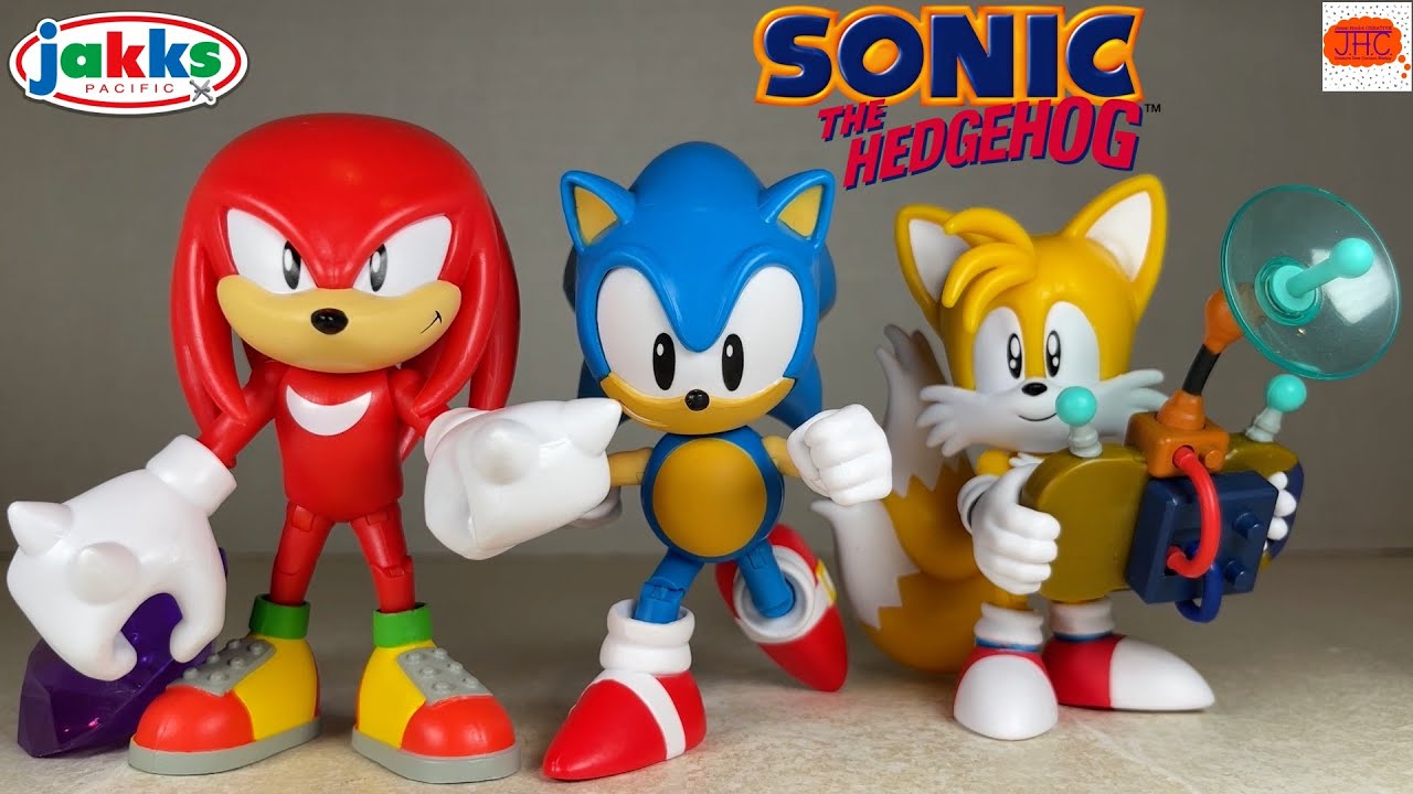 КЛАССИКА! Обзор 4-дюймовой фигурки Jakks Pacific Sonic Heroes Collection: Ёжик Тейлз Наклз