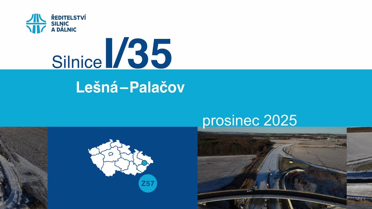 I/35 Lešná–Palačov (dokumentace stavby 12/2025)