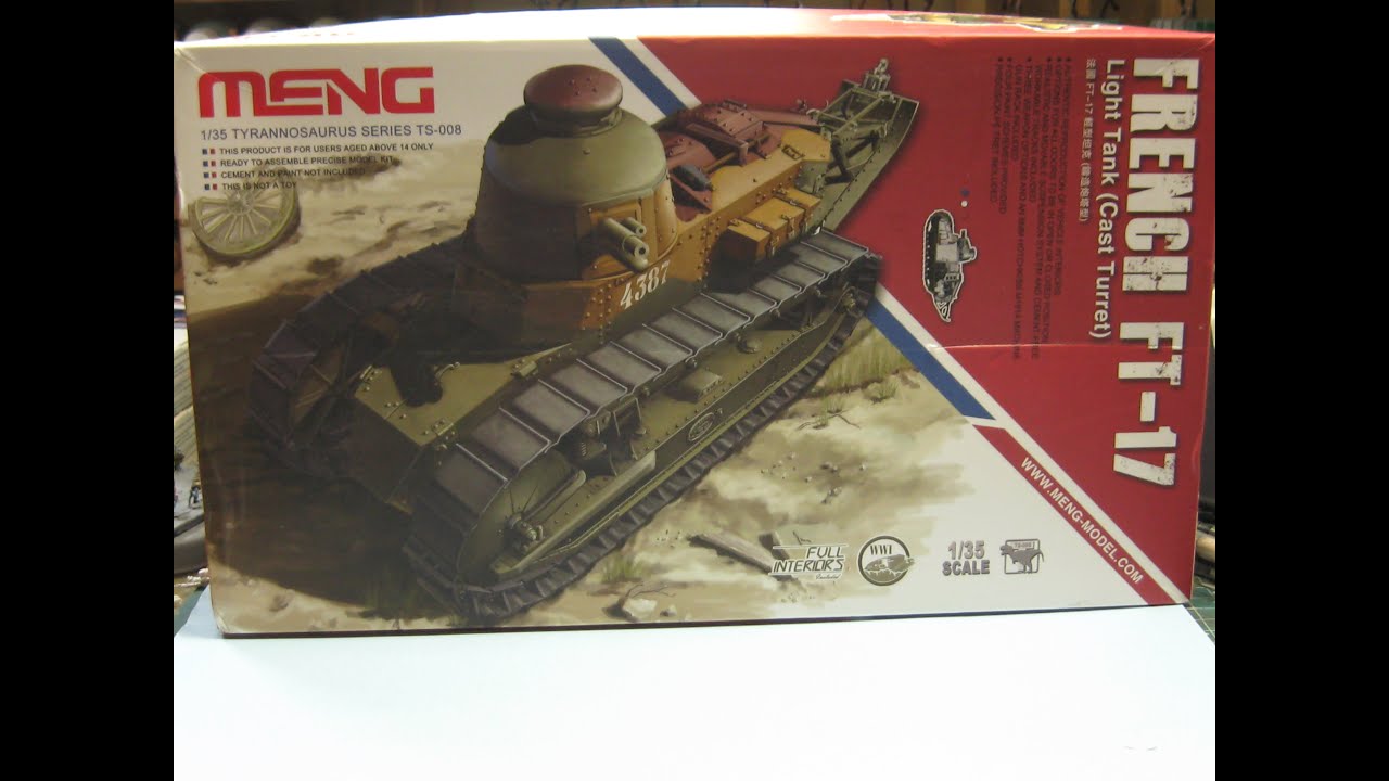 Meng 1/35 FT17 Build Vlog 1