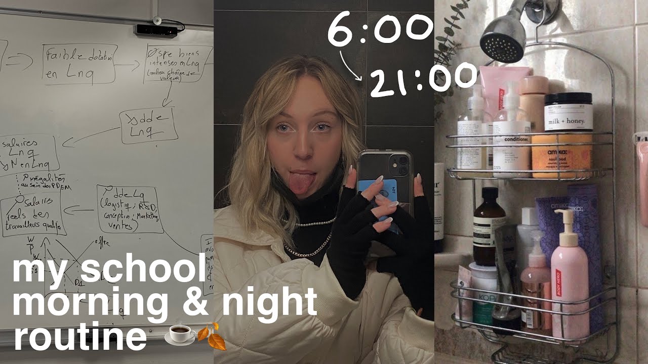school morning & night habits (routine)