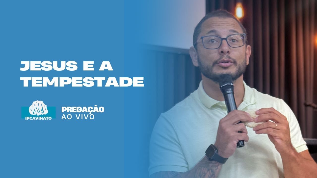 Jesus e a tempestade.